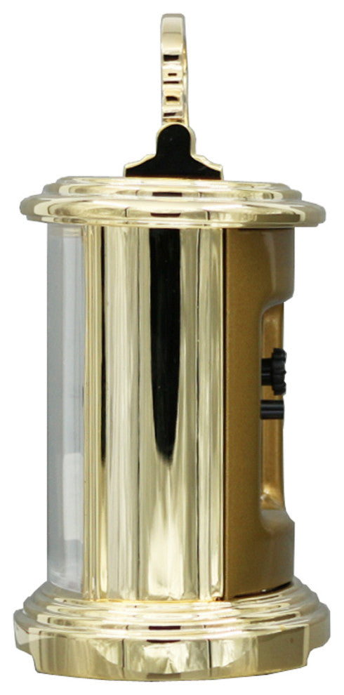 Seiko Clocks, 4" Carriage Clock With Metal Handle and Alarm