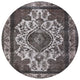 Ahgly Company Indoor Round Mid-Century Modern Area Rugs, 3' Round