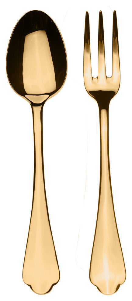 Dolce Vita Serving Set, Gold, 2 Pcs.