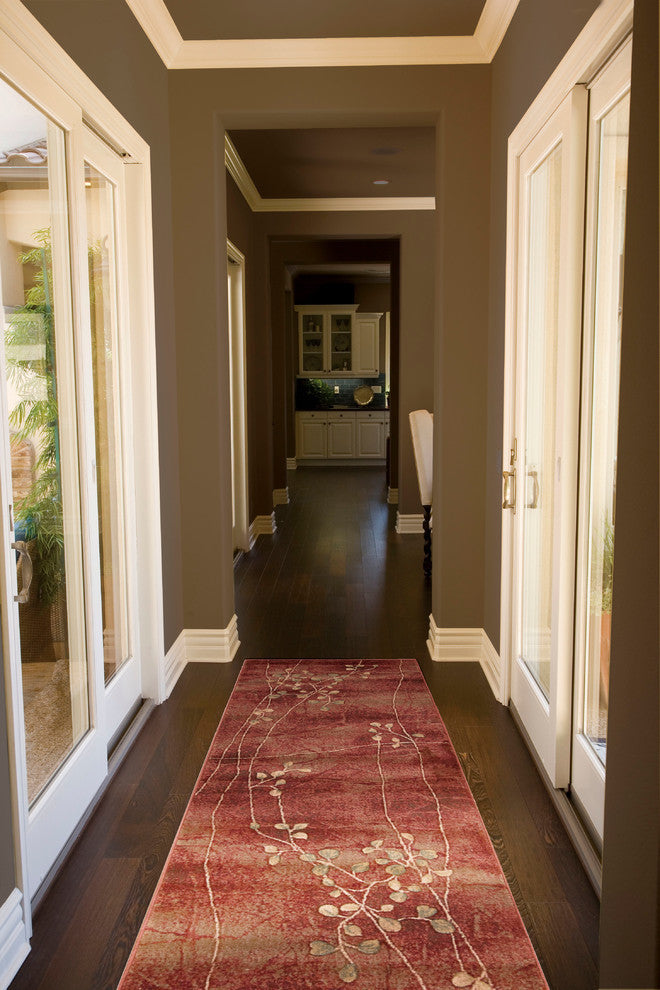 Nourison Somerset 2'3" x 8' Flame Rustic Indoor Area Rug