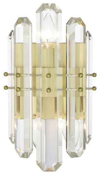 Crystorama BOL-8882-AG, 3-Light Wall Mount, Aged Brass