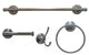 Edgerton Collection 4 Piece Bathroom Hardware Set, Chrome