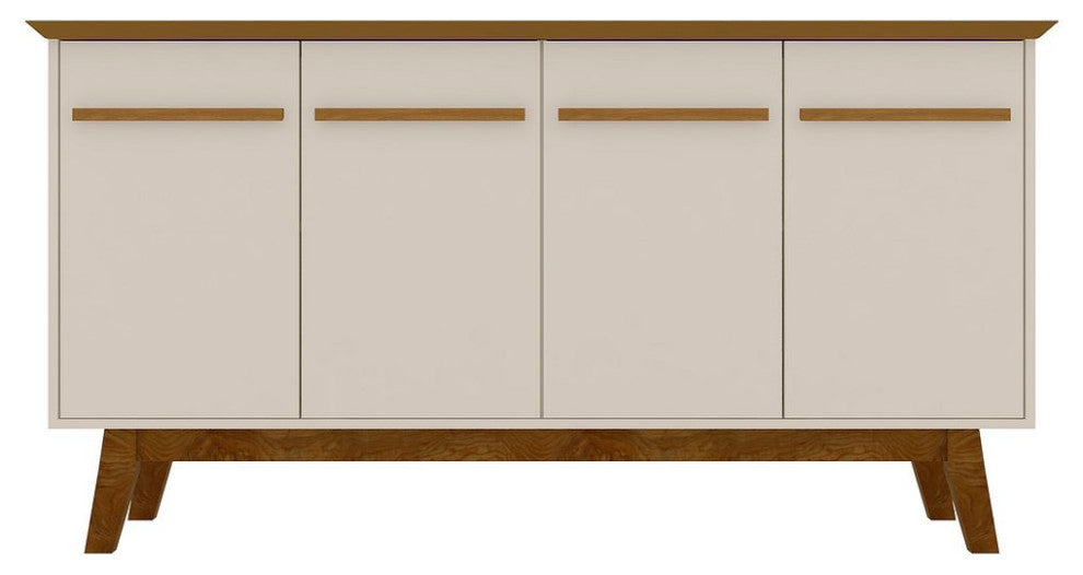 Yonkers 62.99 Sideboard in Off White and Cinnamon