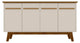 Yonkers 62.99 Sideboard in Off White and Cinnamon