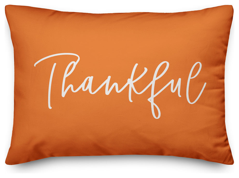 Thankful Blessed Reversible 14"x20" Throw Pillow Cover