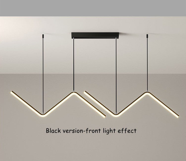 MIRODEMIÂ® Gilette | Black/Gold LED Pendant Lighting for Dining Room, Black