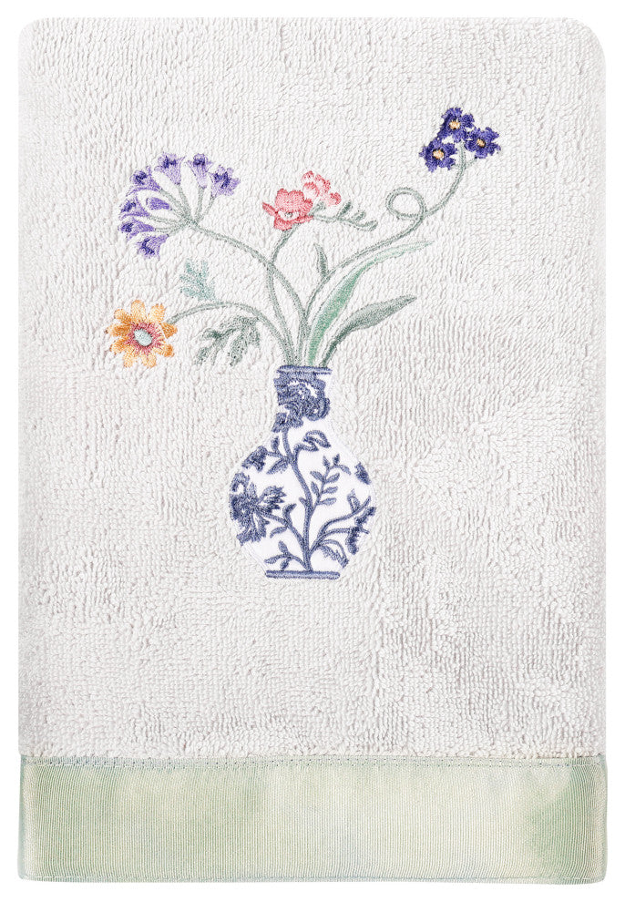 Linum Home Textiles 100% Turkish Cotton STELLA 3PC Embellished Towel Set