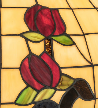 23 Wide Roseborder Pendant
