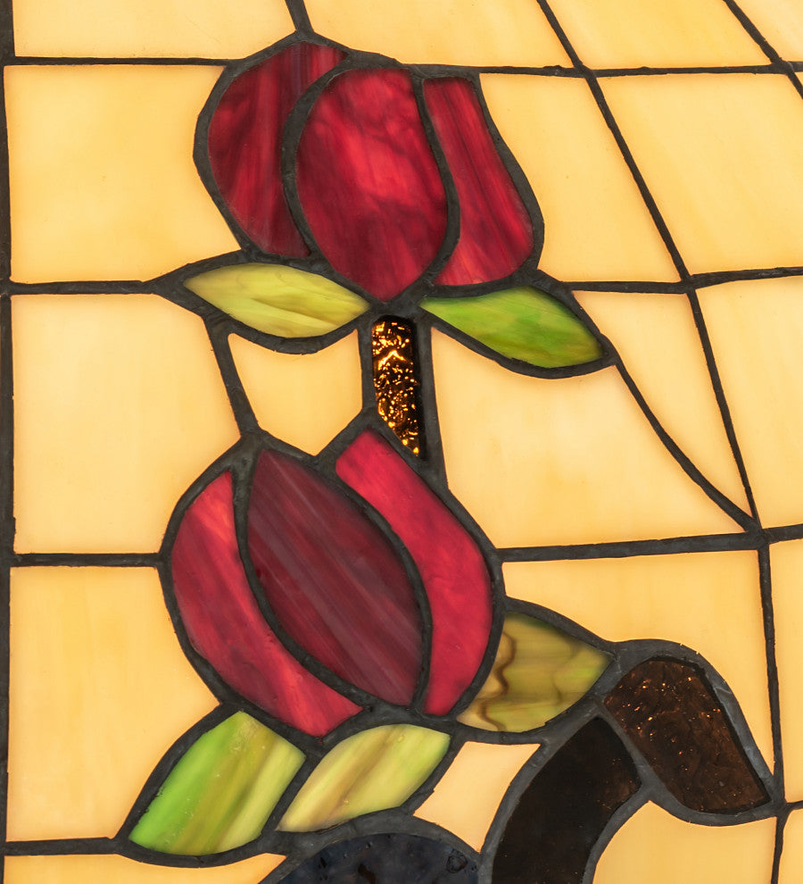 23 Wide Roseborder Pendant