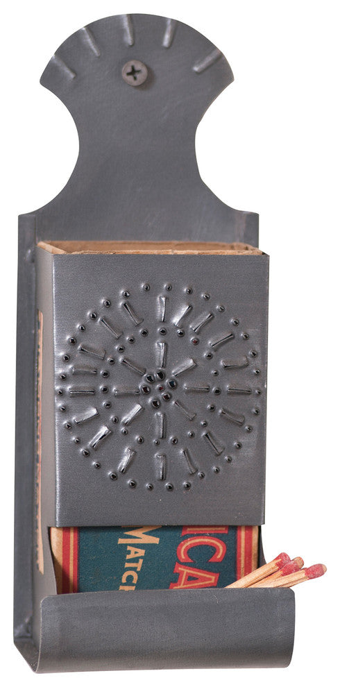Match Box in Antique Tin