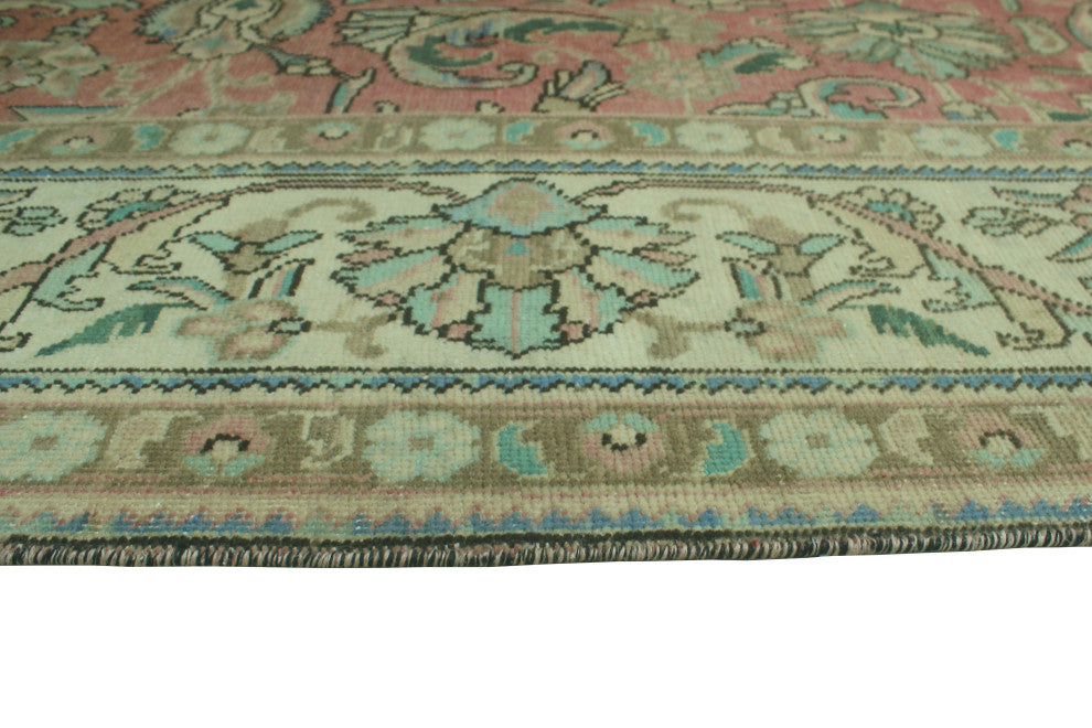 Fine Vintage Distressed Shafi Rose Rug