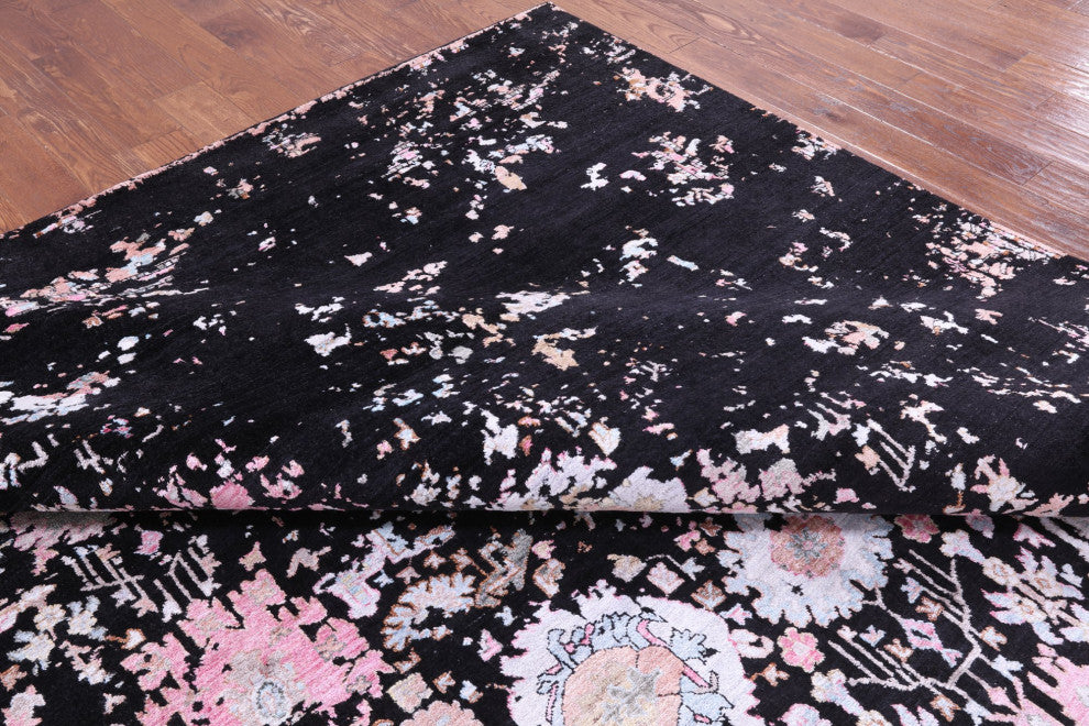 Wool and Silk Persian Handmade Rug 10' 0" X 14' 3" Q7072