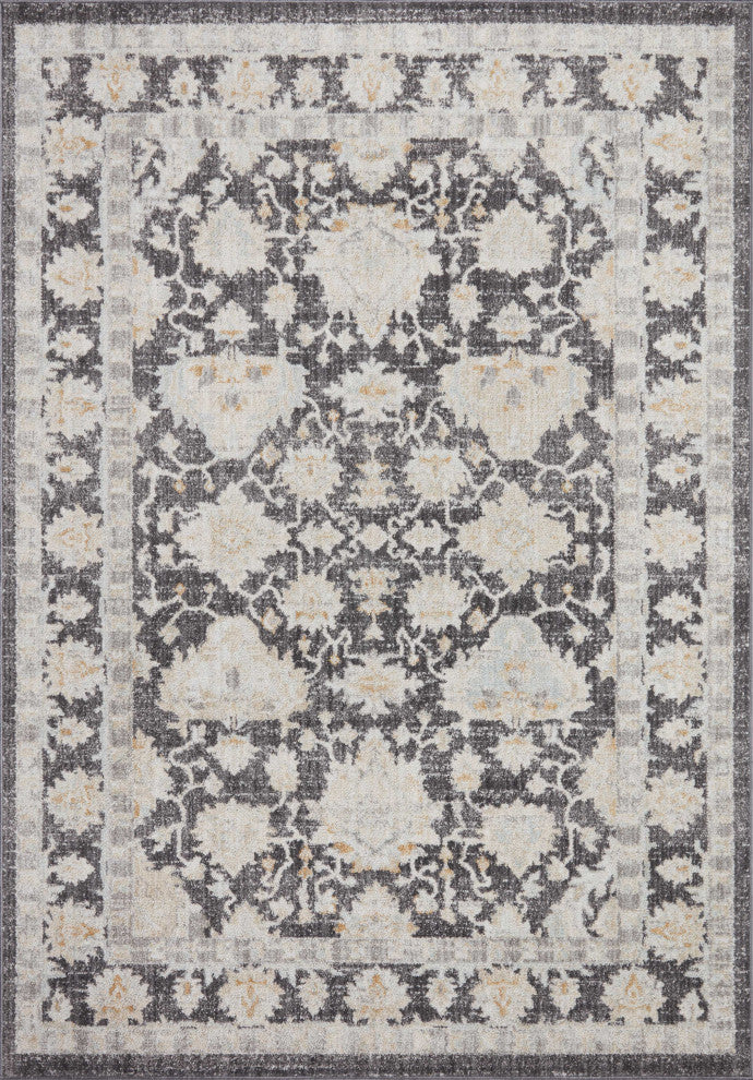 Loloi II Monroe Charcoal / Natural 18" x 18" Sample Rug