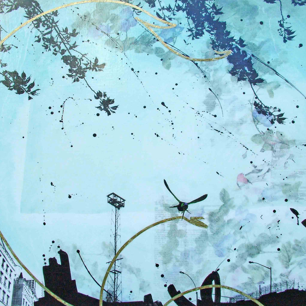 "Oblivion" Painting Print on Canvas by Tracy Silva Barbosa