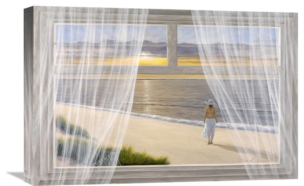 "Morning Walk" Stretched Canvas Giclee by Diane Romanello, 24"x16"