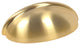 Cosmas 783BB Brushed Brass Cabinet Cup Pull, Set of 10