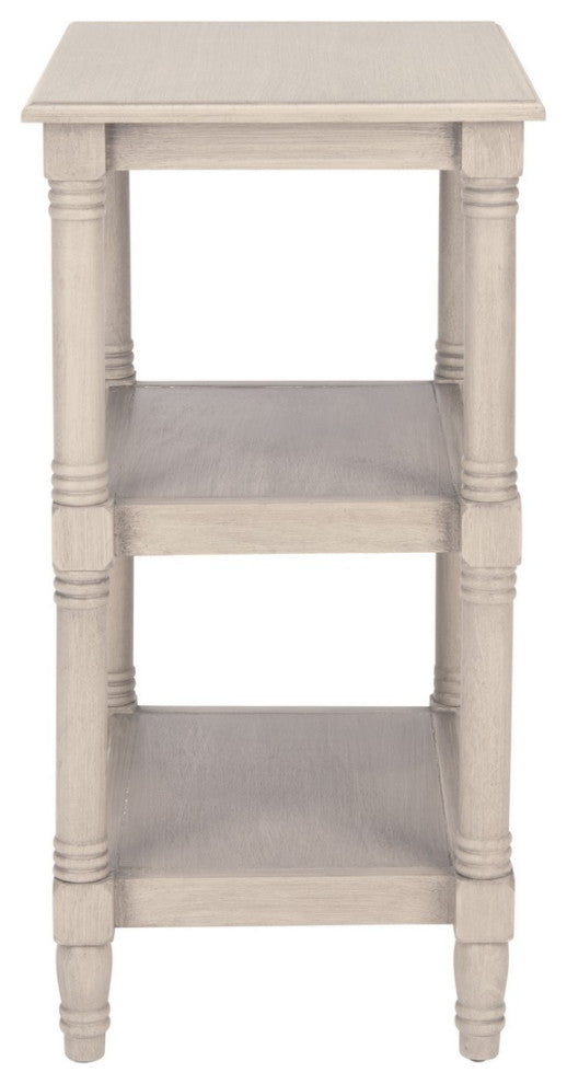 Safavieh Cassie 3 Shelf Accent Table, Greige