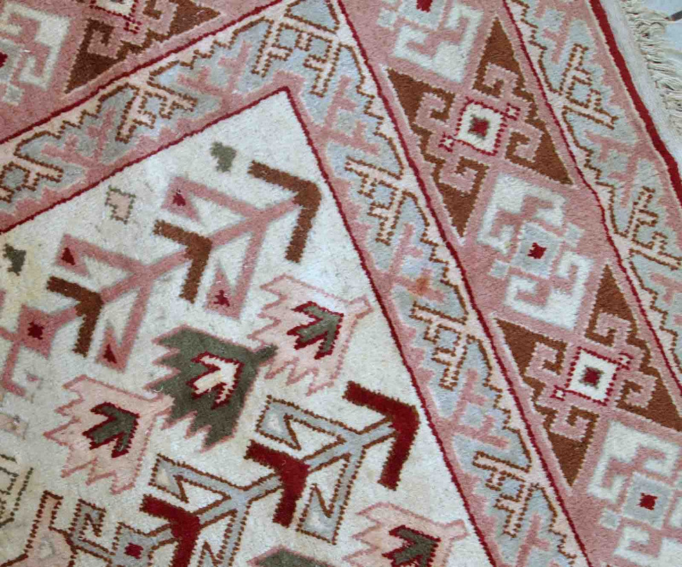Handmade Vintage Turkish Sivas Rug, 6.5'x8.9', 199cmx274cm 1960s