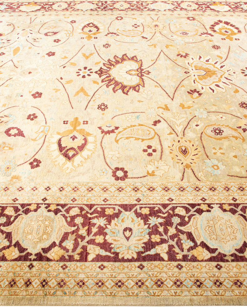 Mogul, One-of-a-Kind Hand-Knotted Area Rug Ivory, 8' 0" x 10' 3"