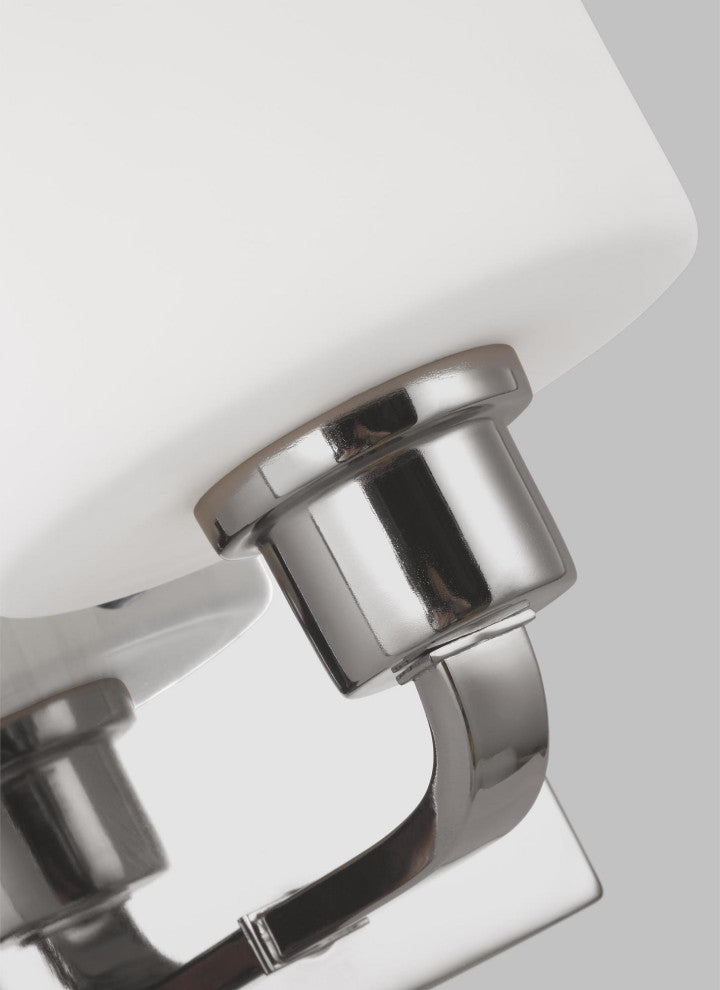 Generation Lighting 4128801 Canfield 8" Tall Bathroom Sconce - Chrome