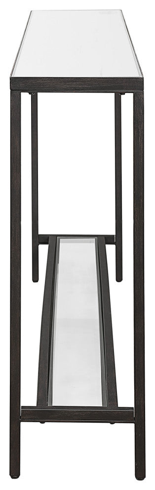 Uttermost Hayley Black Console Table