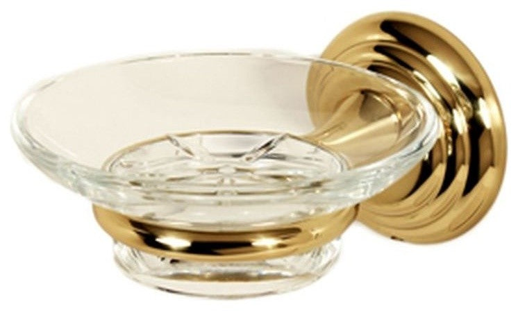 Alno Soap Dish in Polished Brass