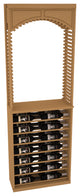 CellarVue  Horizontal Wine Rack Combo, Pine, Oak Stain