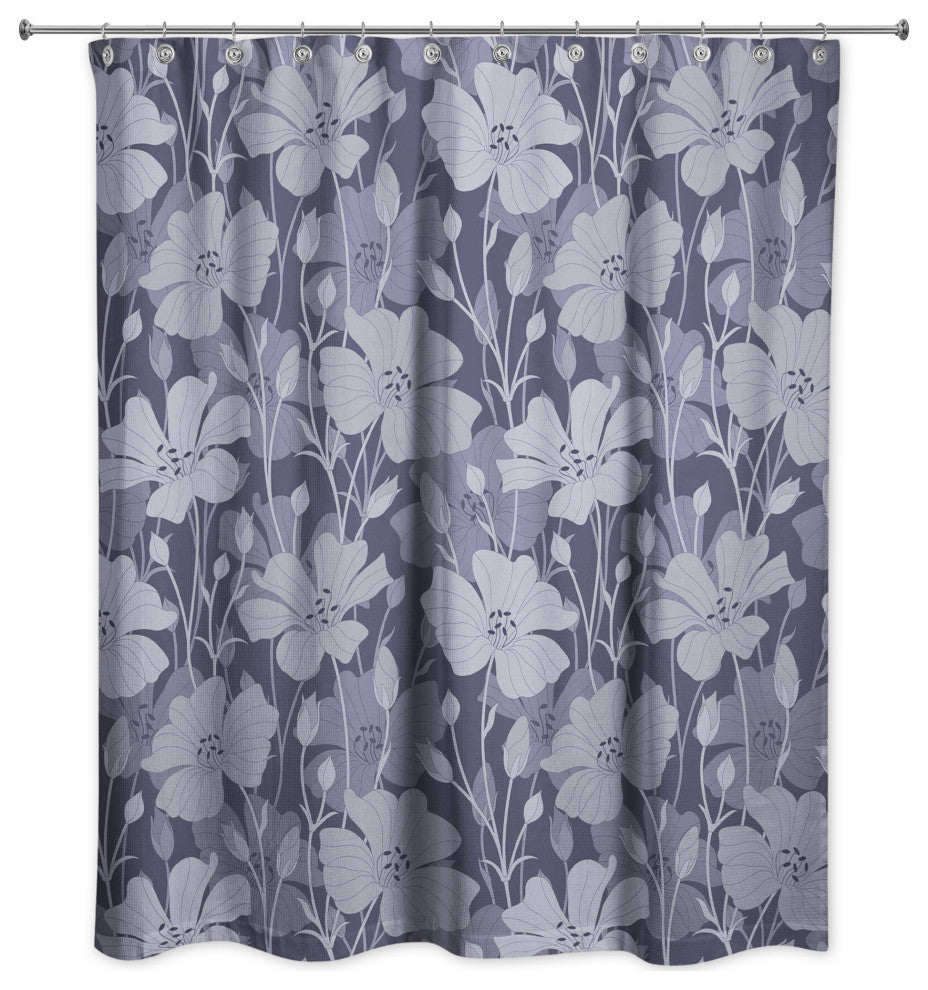 Floral Blooms 3 71x74 Shower Curtain