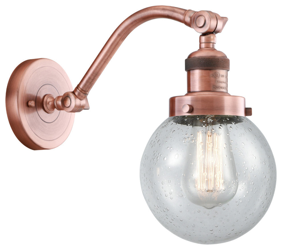 INNOVATIONS LIGHTING 515-1W-AC-G204-6-LED Beacon 1 Light Sconce