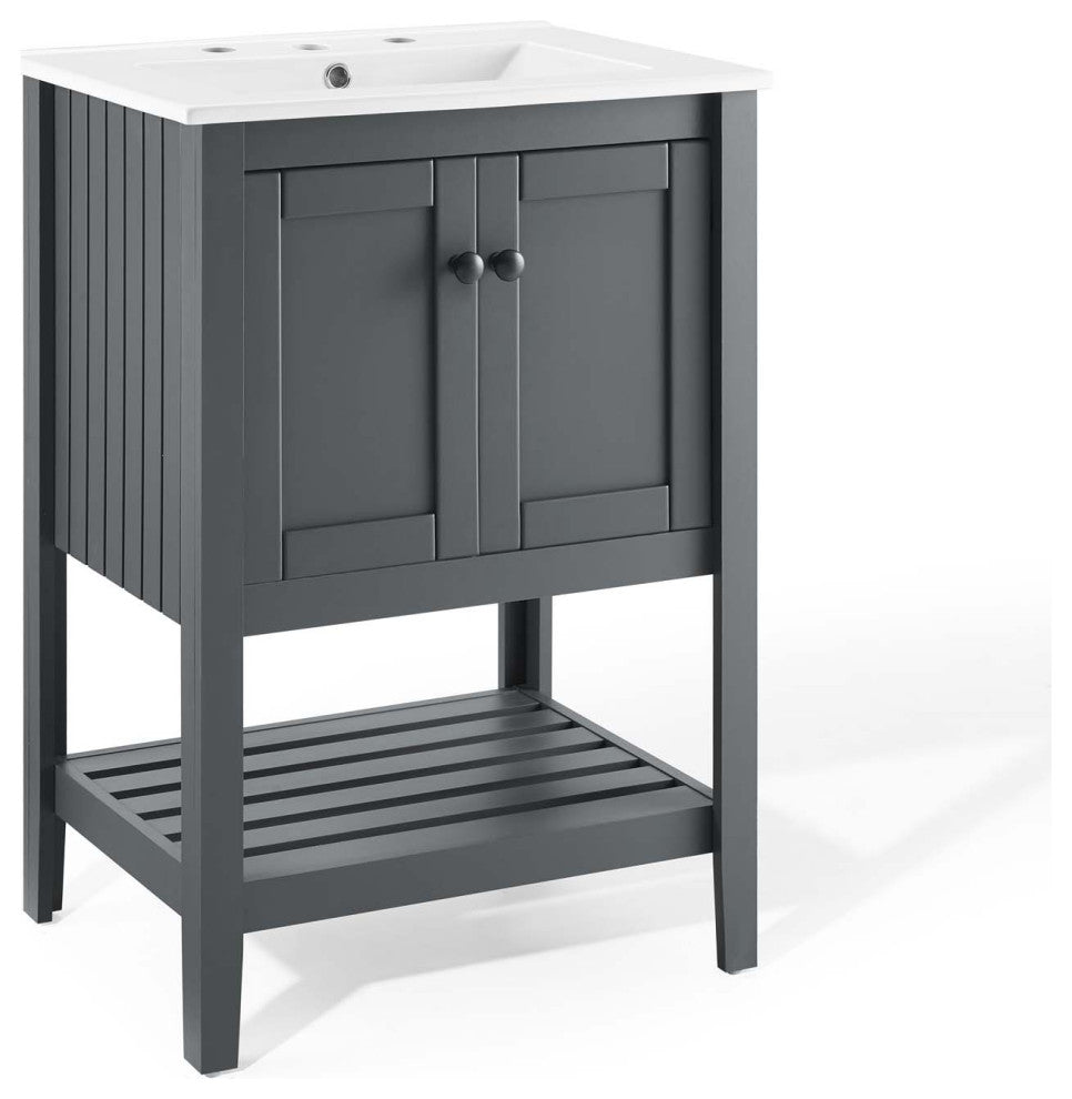 Prestige 24" Bathroom Vanity - Gray White