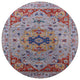 Ahgly Company Indoor Round Mid-Century Modern Area Rugs, 5' Round