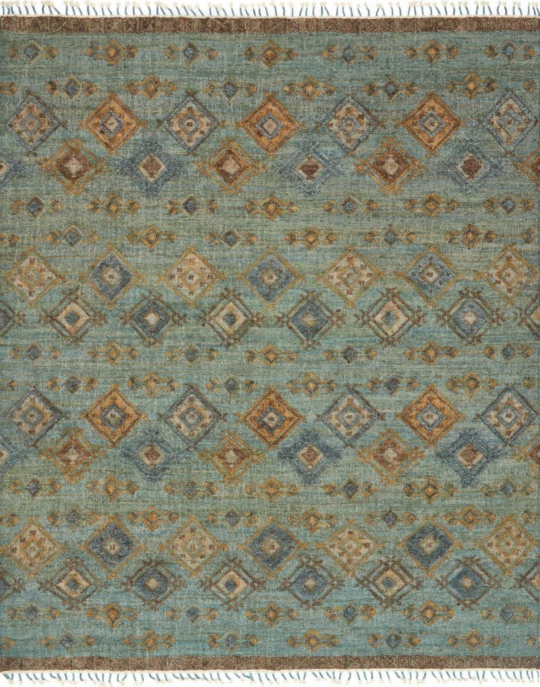 Owen Rug, Sea/Blue, 9'3"x13'