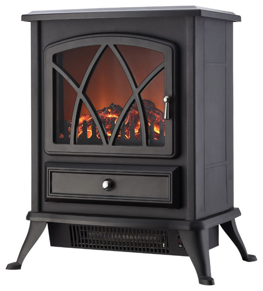 Comfort Glow Ashton Electric Stove Black