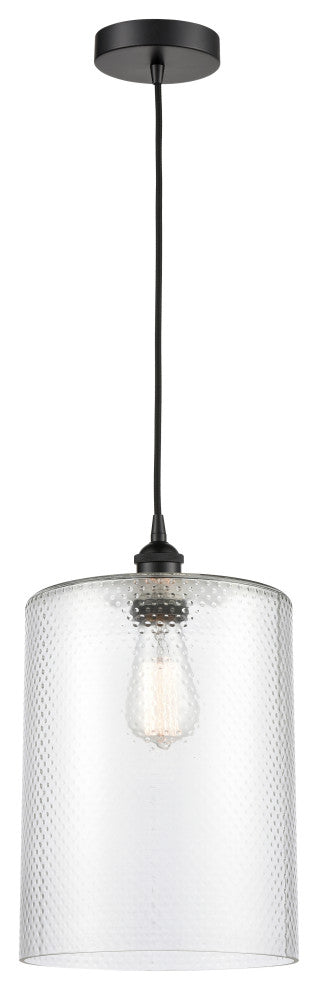 Innovations 616-1P-BK-G112-L-LED 1-Light Mini Pendant, Matte Black