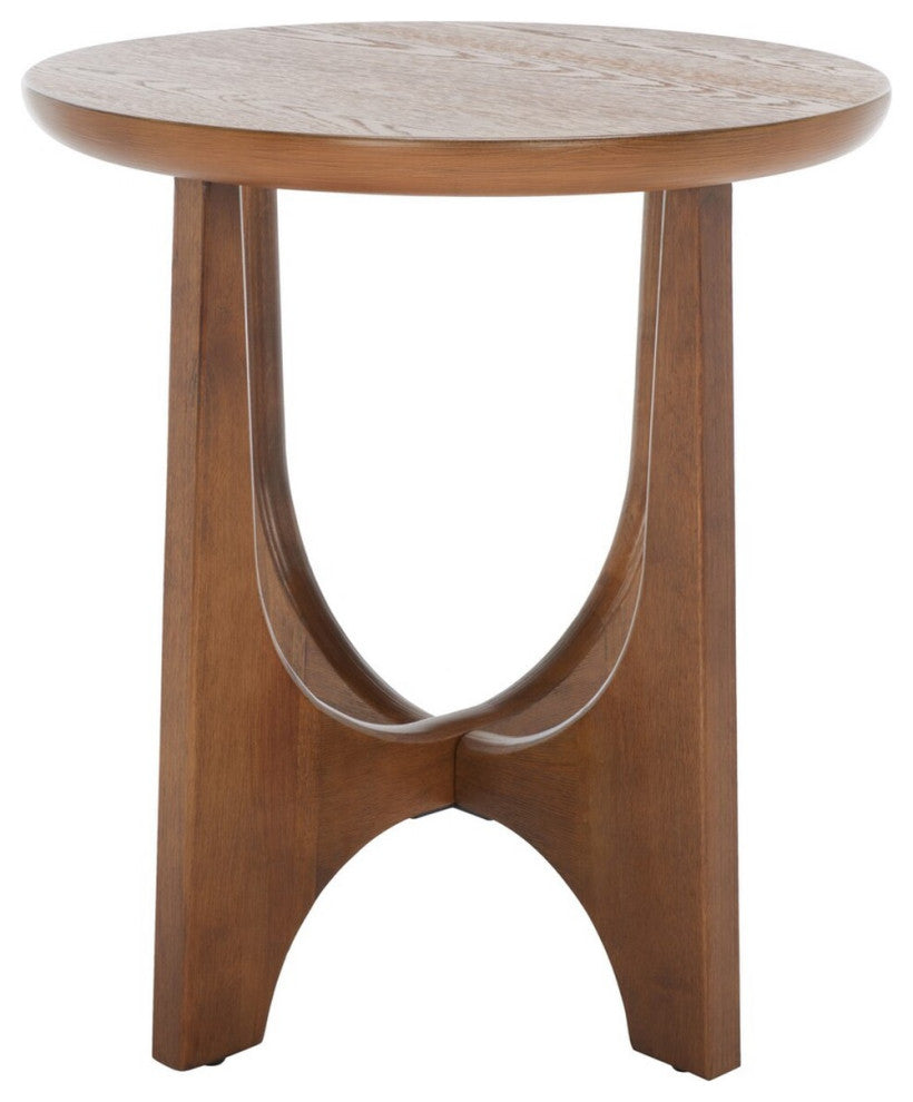 Safavieh Couture Sasha Wood Accent Table, Medium Oak