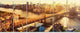 Queensboro Bridge over East River, Cityscape Canvas Print, 70"x28", 6 Panels