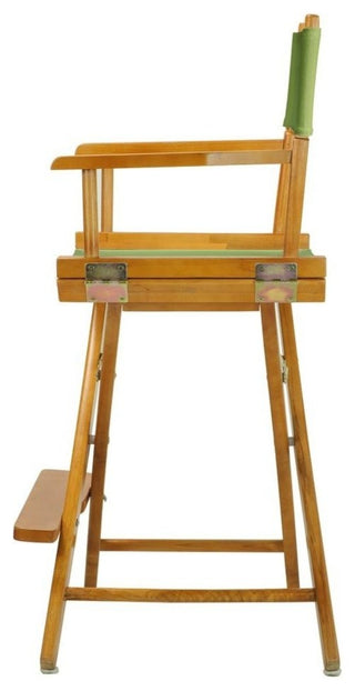 024" Director's Chair Honey Oak Frame-Lime Green Canvas