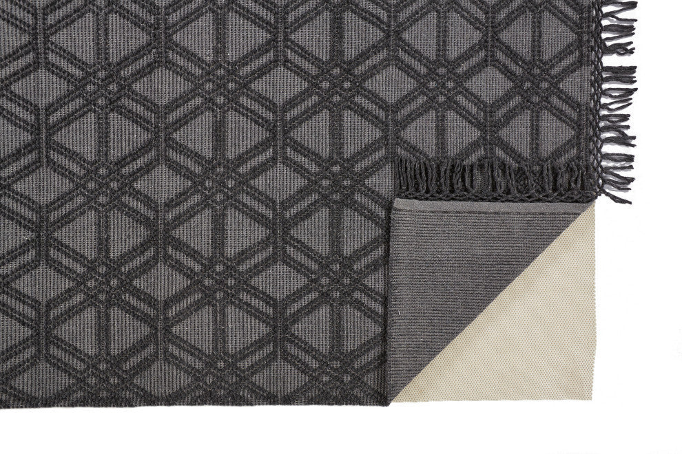 Weave & Wander Lavinda Charcoal 7'9"x9'9" Rug