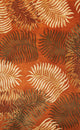 Havana 2623 Rust Fern View Rug, 30"x50"