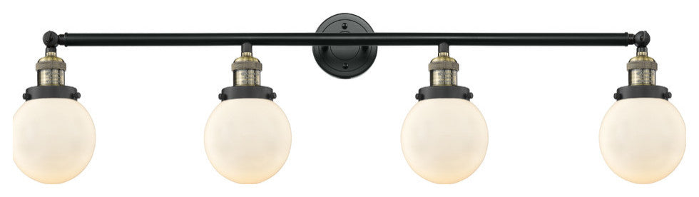 INNOVATIONS LIGHTING 215-BAB-S-G201-6-LED Beacon 4 Light Bath Vanity Light