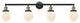 INNOVATIONS LIGHTING 215-BAB-S-G201-6-LED Beacon 4 Light Bath Vanity Light
