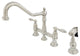 Kingston Brass Kitchen Faucet With Side Sprayer, Polished Nickel