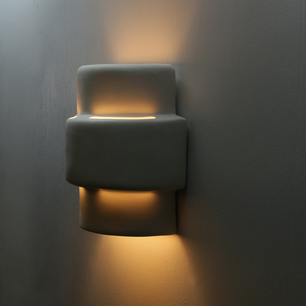 Caldwell Indoor Wall Light, Paintable Bisque