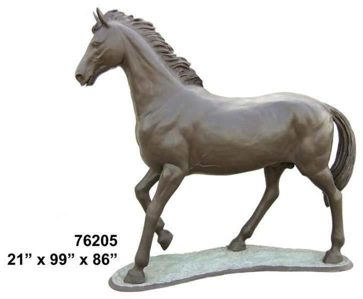 Walking Horse, 99" Design Sculpture