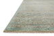 Essex Hand Knotted Area Rug by Loloi, Aqua / Sand, 4'0"x6'0"