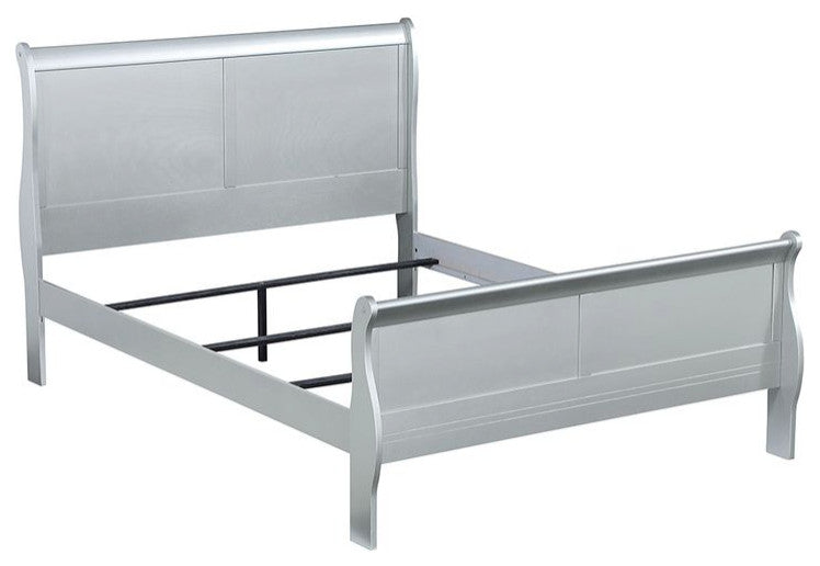 Acme Louis Philippe Queen Bed Platinum