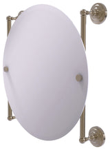 Allied Brass Que New Collection Round Frameless Rail Mounted Mirror