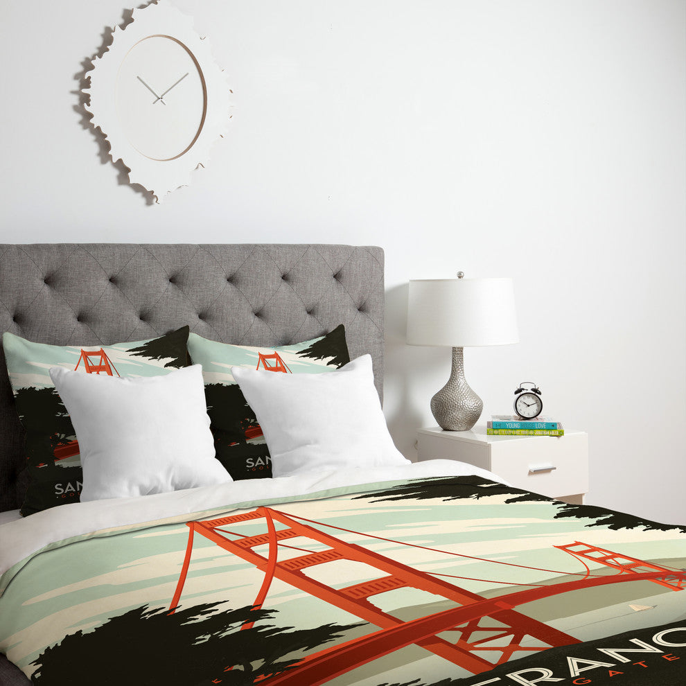 Deny Designs Anderson Design Group San Francisco Duvet Cover - Lightweight