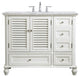 42" Single Bathroom Vanity, Antique White