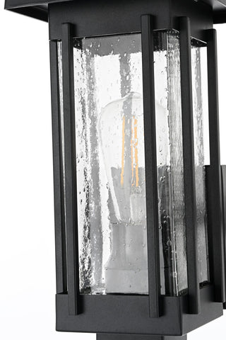 Home Living 6.5" Outdoor Wall Sconce, Black